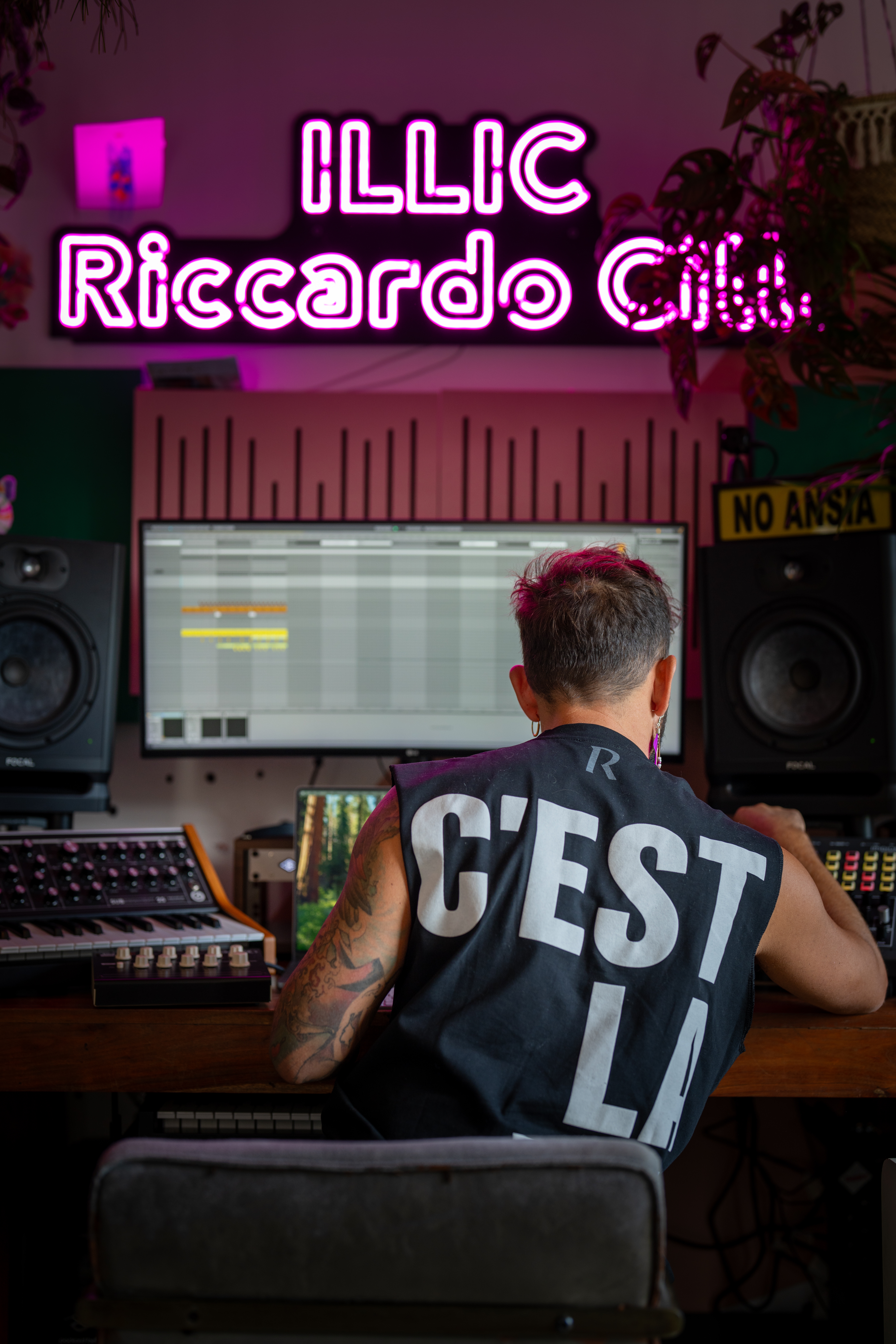 Ricardo Illic in studio